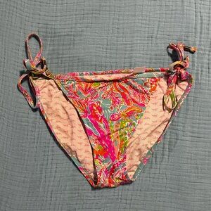 Lilly Pulitzer Pink and Green Bikini Bottom